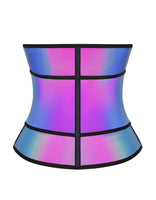 Reflective Neoprene Sweat Waist Trainer 7 Steel Bones Figure Shaping